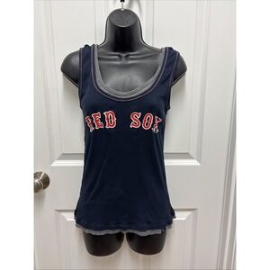 MLB Boston Red‎ Sox 5th & Ocean Women's Large Layer Tank Top